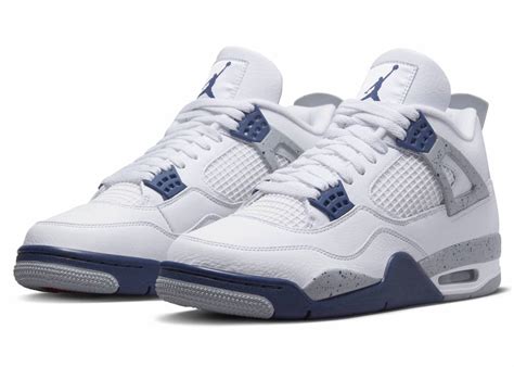 jordan 4 navy blue and white release date